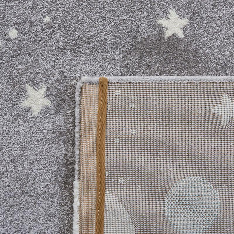 Carousel Kids  CRK103 Loomed Indoor Runner Rug - Grey/Lavender - 2'3"x10' - Safavieh