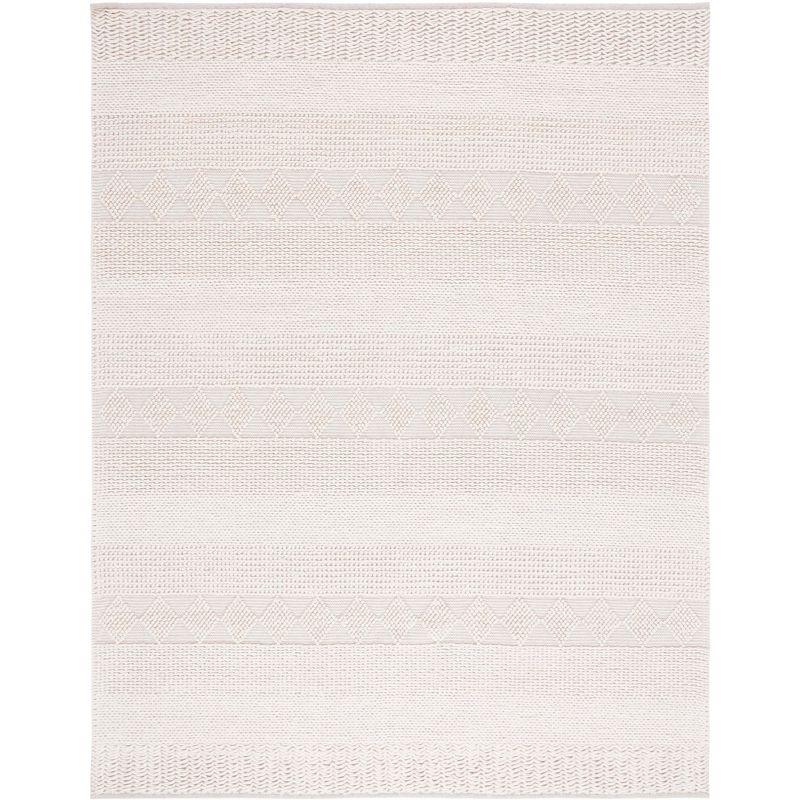 Natural Fiber NF829 Hand Woven Area Rug - Natural/Ivory - 8'x10' - Safavieh.