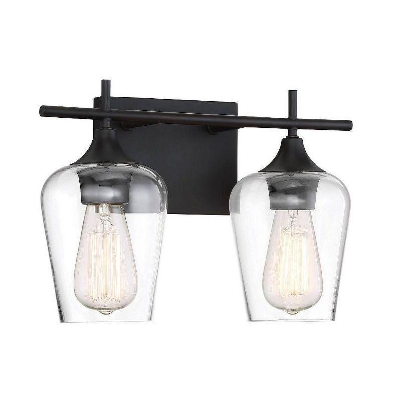 Savoy House Octave 2 - Light Vanity in  English Bronze