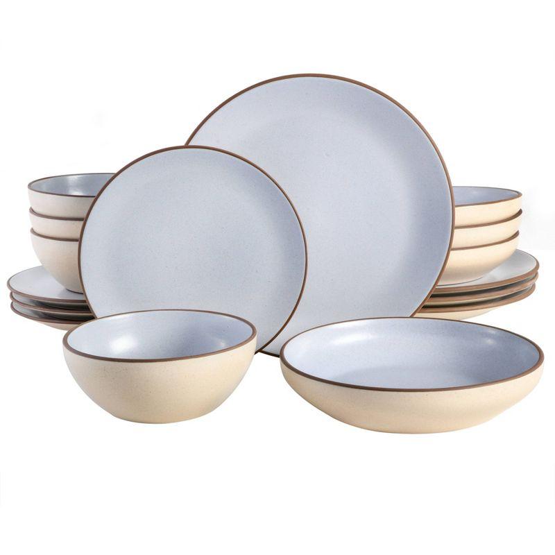 Gibson Elite Contempo 16 Piece Dinnerware Set, Service for 4