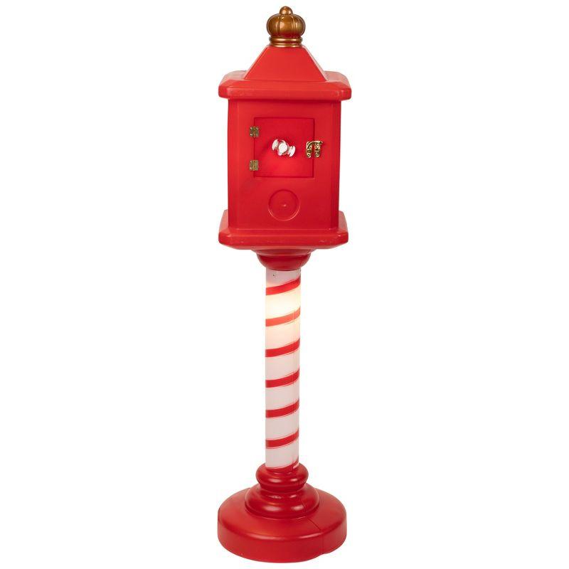 Northlight Lighted Letters To Santa Mail Box Blow Mold Outdoor Christmas Decoration - 40.5"