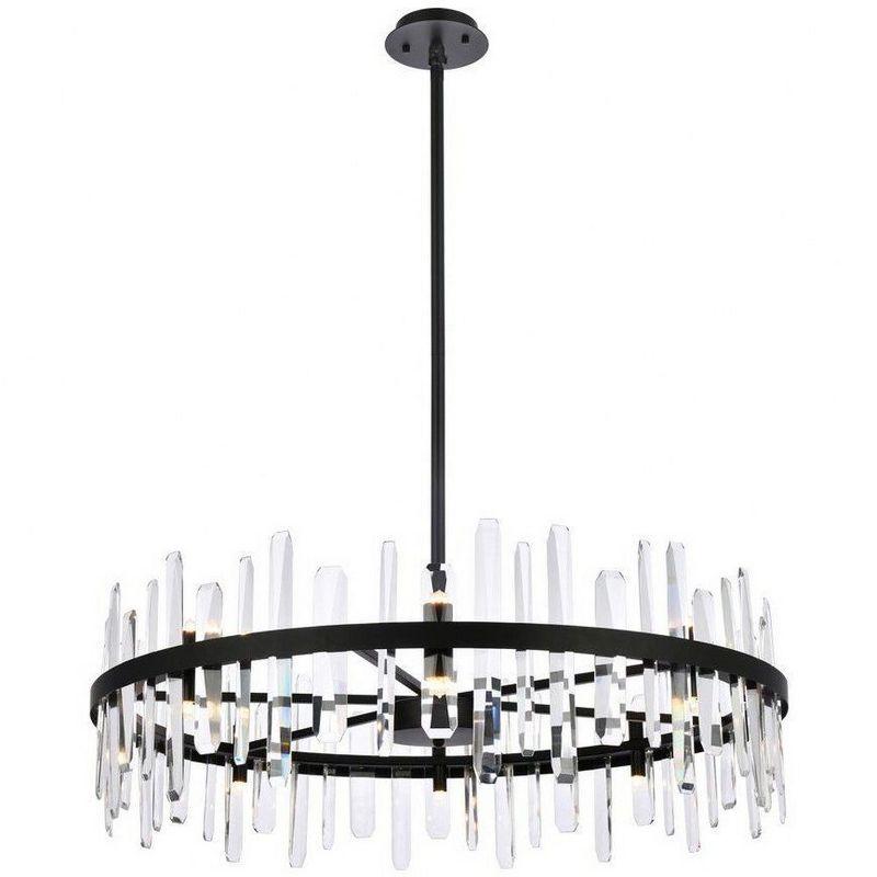 Elegant Lighting Serena 16 - Light Chandelier in  Black