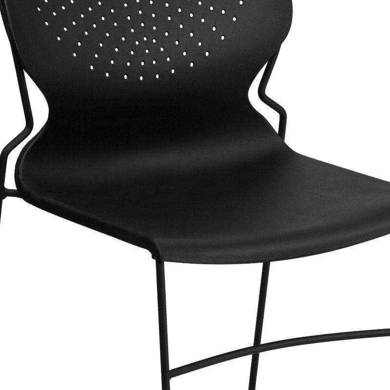Flash Furniture Everleigh 661 lb. Capacity Full Back Stack Chair with Powder Coated Frame