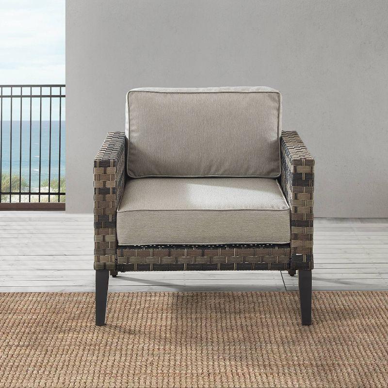 Prescott Outdoor Wicker Armchair - Crosley