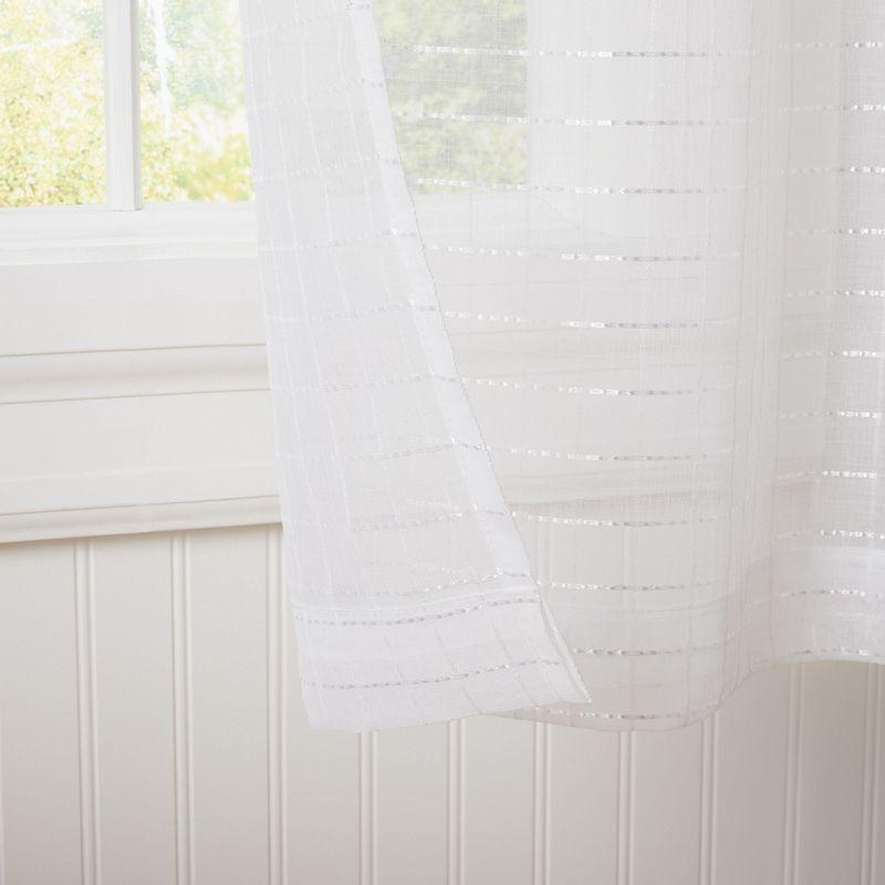 Amalgamated Textiles Polyester Sheer Curtain Pair (Set of 2)