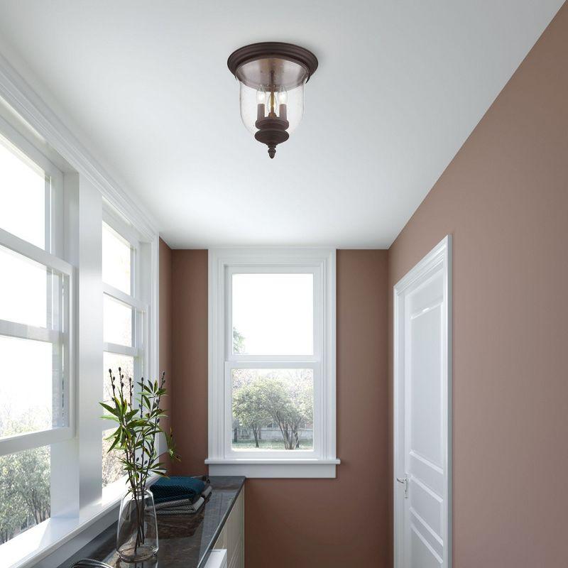 Livex Lighting Legacy 3 - Light Flush Mount in  Bronze