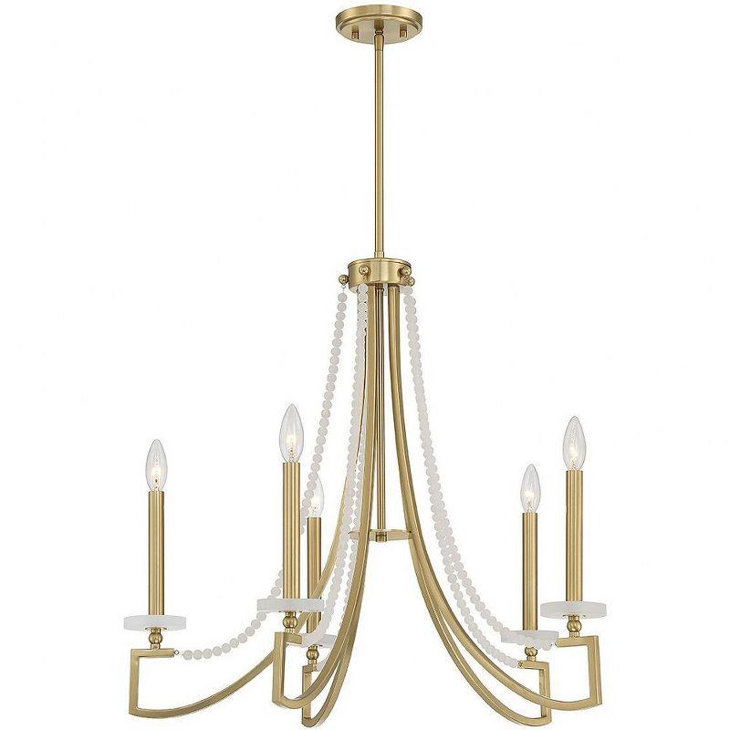 Helen 5-Light Chandelier in Warm Brass