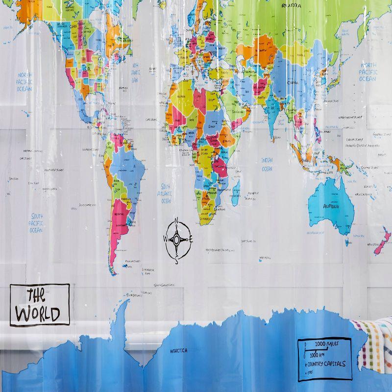 The World Shower Curtain - SKL Home