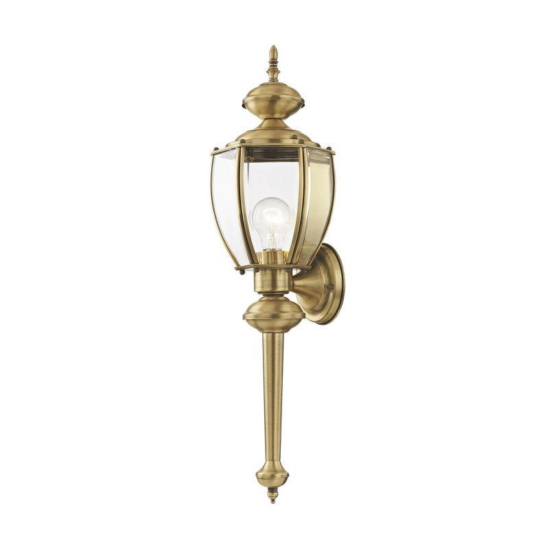 Livex Lighting 1 - Light Wall Light in  Antique Brass