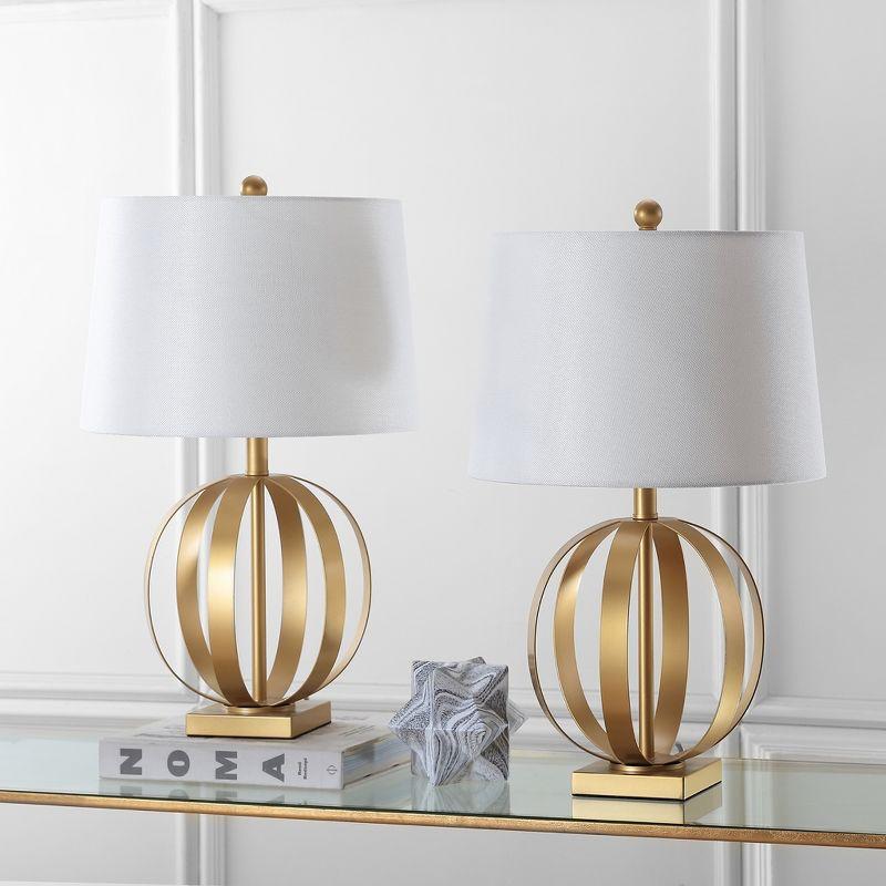 Eugenia Sphere Lamp (Set of 2) - Gold - Safavieh