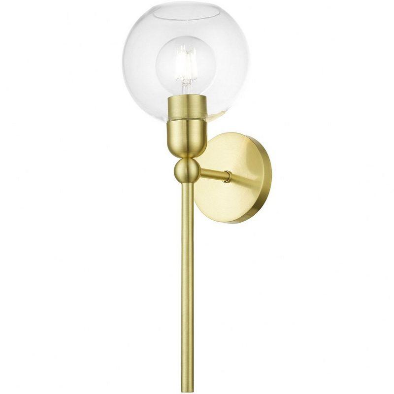 Livex Lighting Downtown 1 - Light Sconce in  Satin Brass