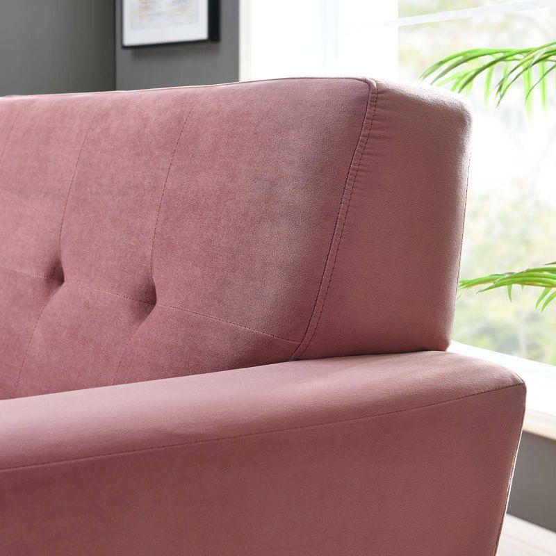 Engage Performance Velvet Armchair Dusty Rose - Modway