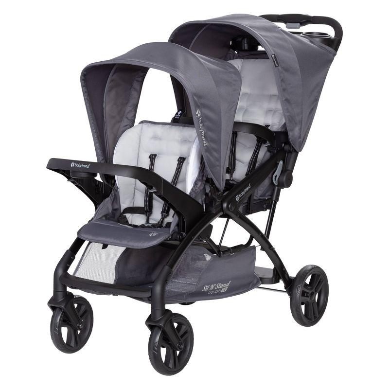 Baby Trend Sit N Stand Double 2.0 Stroller - Dash Gray