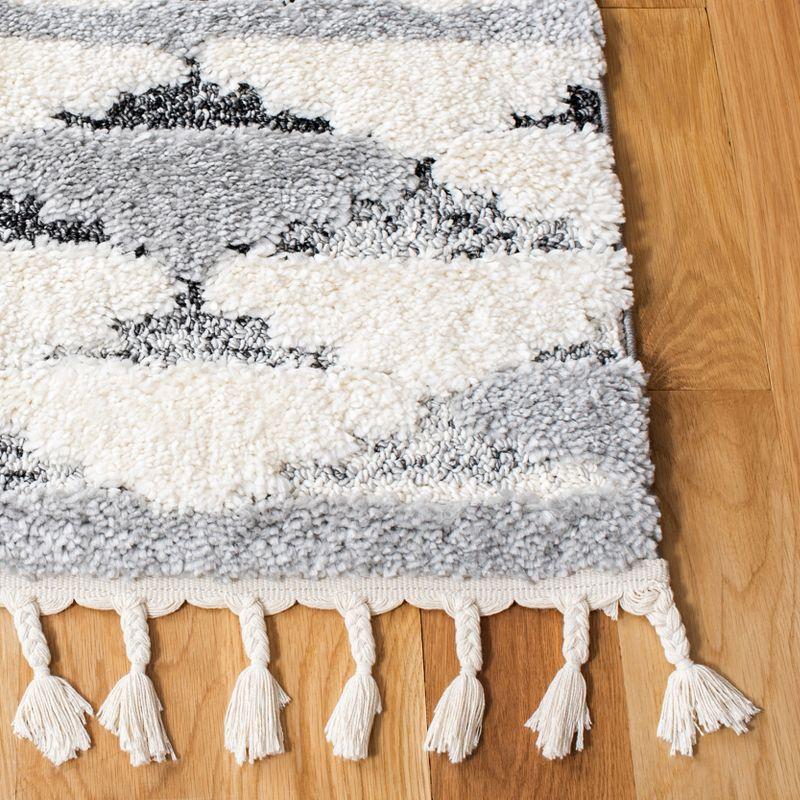 Moroccan Tassel Shag MTS661 Power Loomed Area Rug  - Safavieh