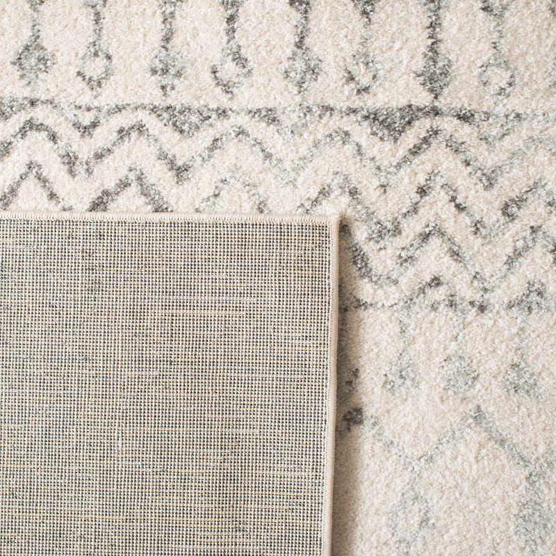 Tulum TUL270 Power Loomed Runner Rug - Ivory/Grey - 2'x7' - Safavieh.