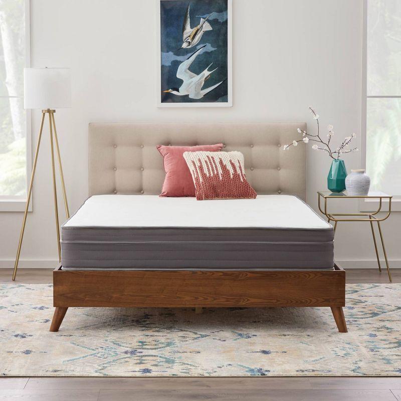 Linenspa Essentials 10 In. Medium Gel Memory Foam Hybrid Mattress