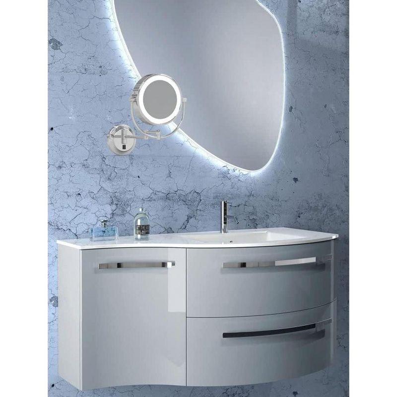 Aptations Kimball Young Metal Concave LED Wall Mirror