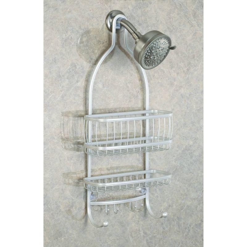 iDesign Metal Extra-Wide Hanging Shower Caddy, The York Collection – 10" x 4" x 22"