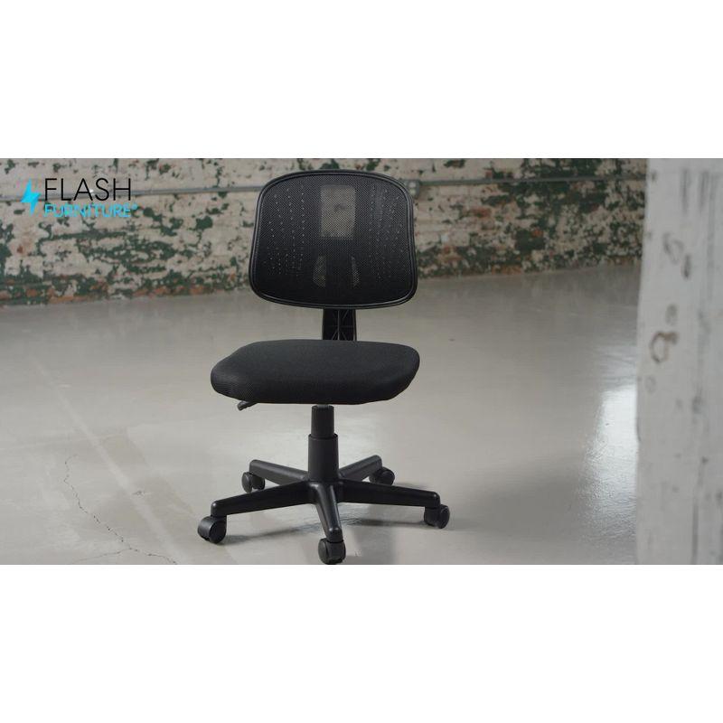 Flash Furniture Meridian Mid-Back Swivel Mesh Task Office Chair with Pivot Back