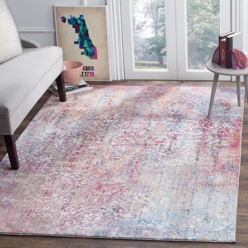 Bristol Multicolor Synthetic 3' x 5' Area Rug