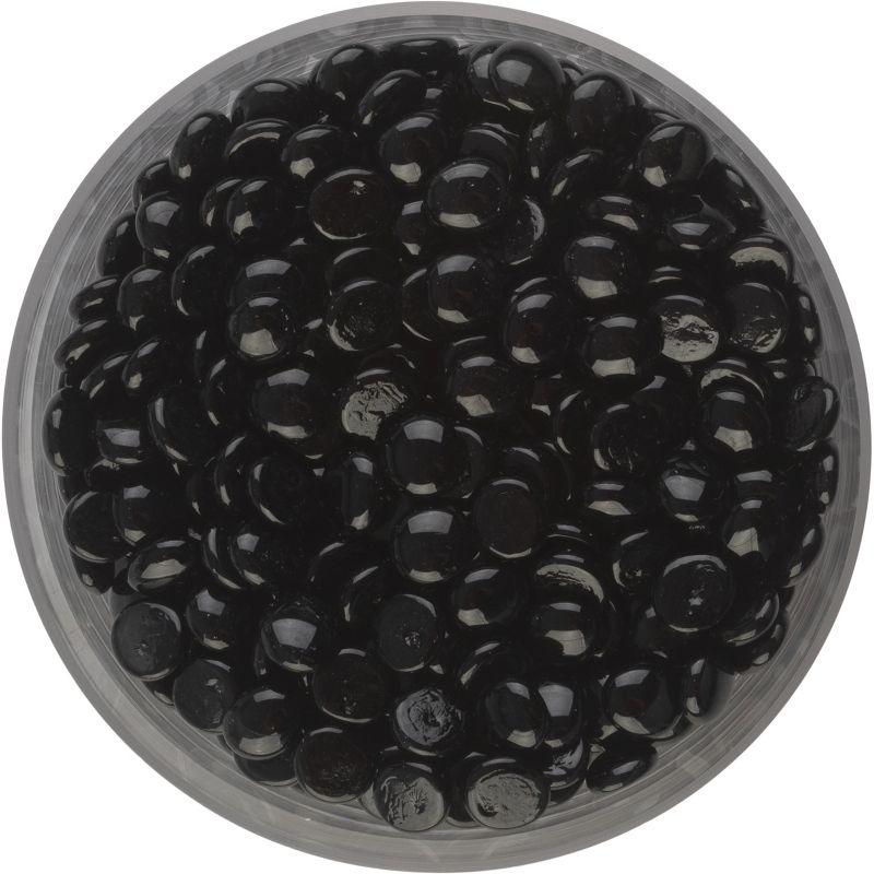 Pure Garden 10lbs Fire Pit Glass Rocks - 3/4-Inch Glass Marbles for Fireplaces, Landscape, Aquariums, or Vases