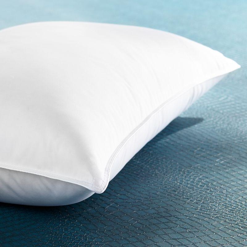 Luxury Hypoallergenic White Goose Down Medium Support Pillow