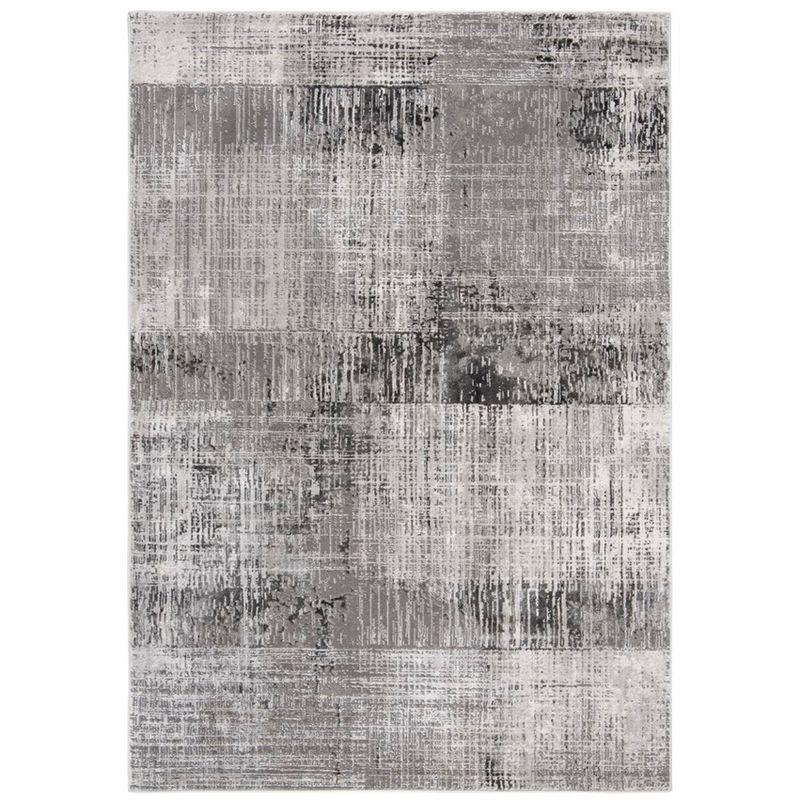 Craft CFT874 Loomed Indoor Area Rug - Grey/Dark Grey - 6'7"x9' - Safavieh