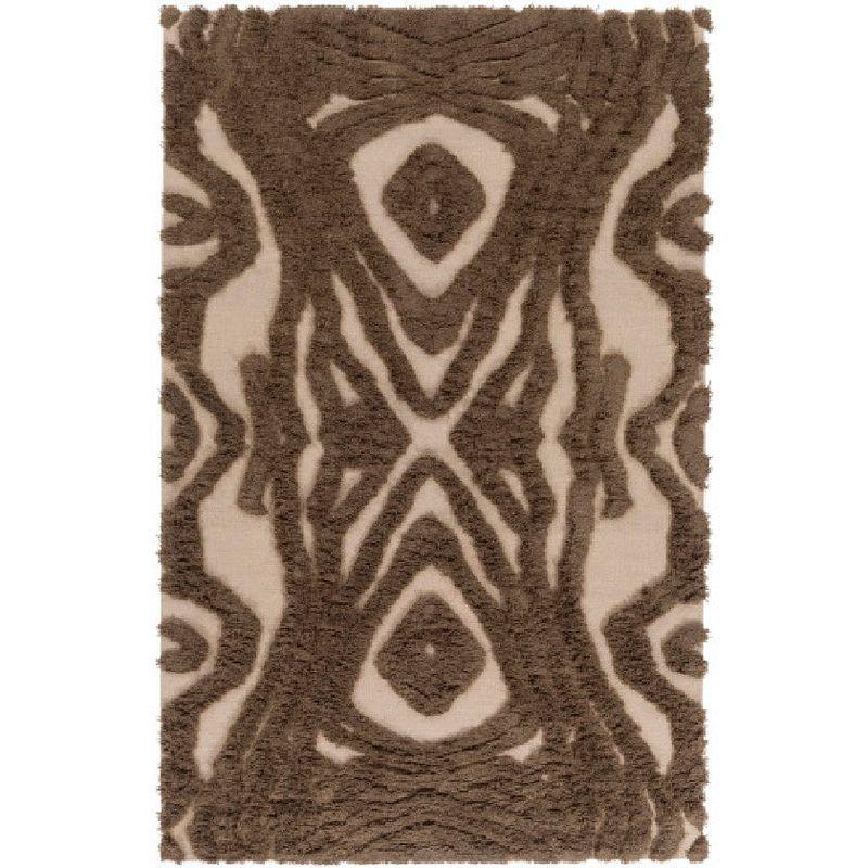 Mark & Day Madera 2'x3' Rectangle Woven Indoor Area Rugs Brown: Handwoven Wool, Stain-Resistant, Bohemian Style