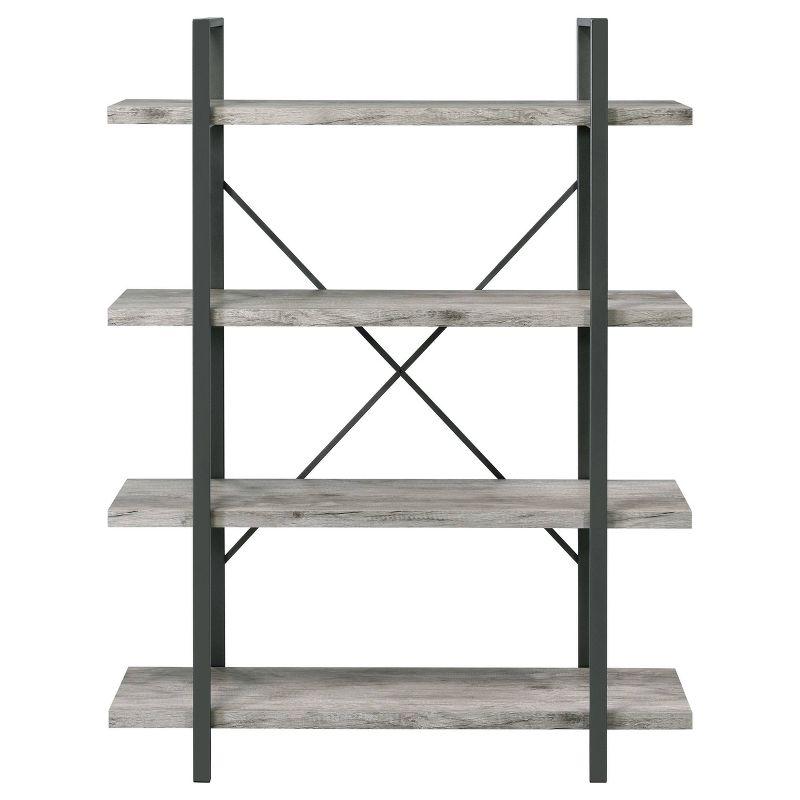 55" Cole 4 Shelf Bookcase with Frame - Coaster