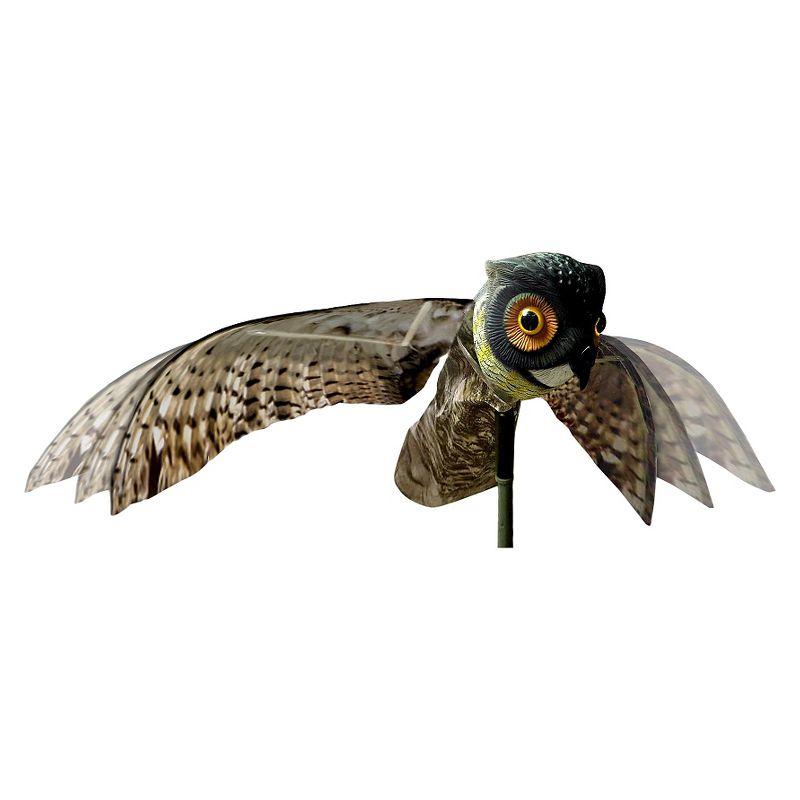 Prowler Owl Decoy - Bird-X: Outdoor Rodent Deterrent, Pest Control Barrier, No Assembly Required