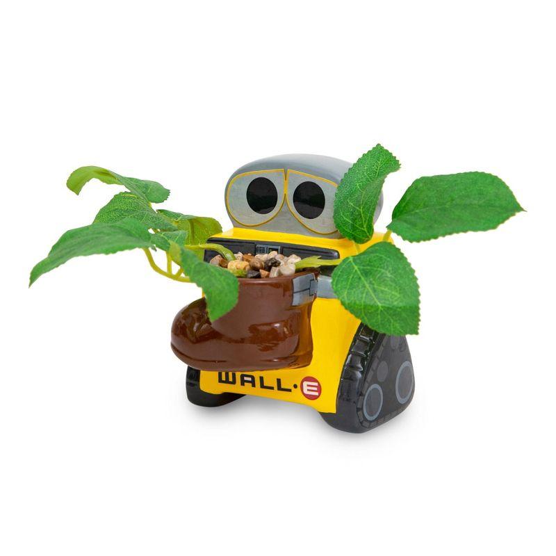 Pixar WALL-E Inspired 4" Ceramic Mini Planter with Faux Succulent