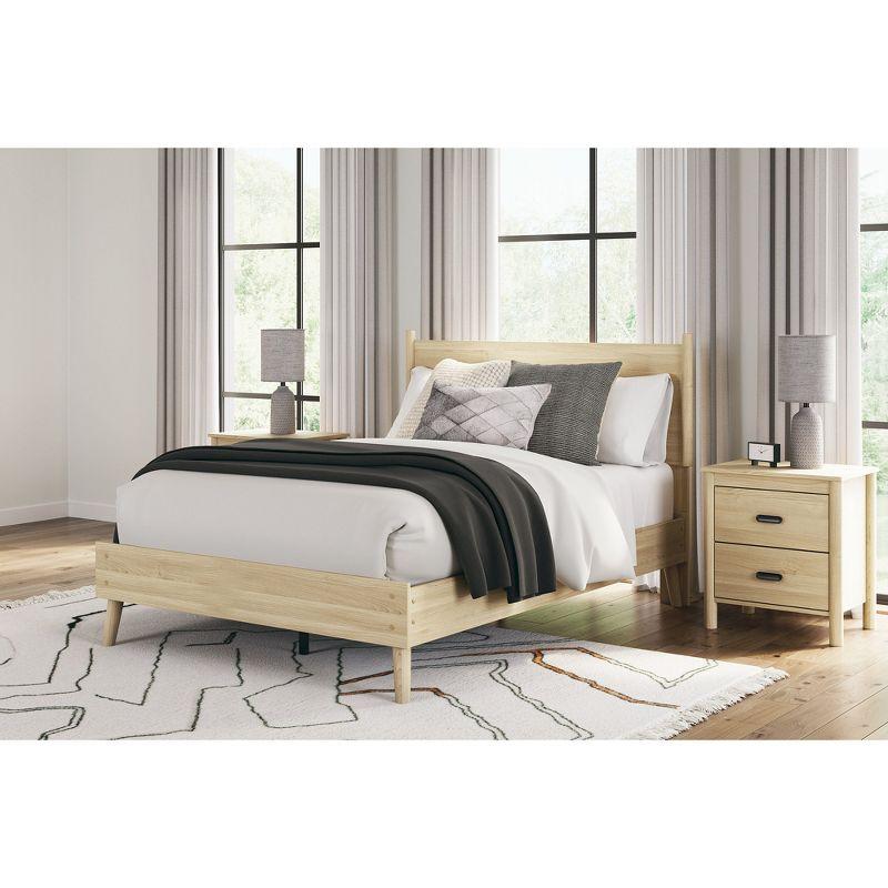 Signature Design by Ashley Cabinella Full Panel Headboard, Tan