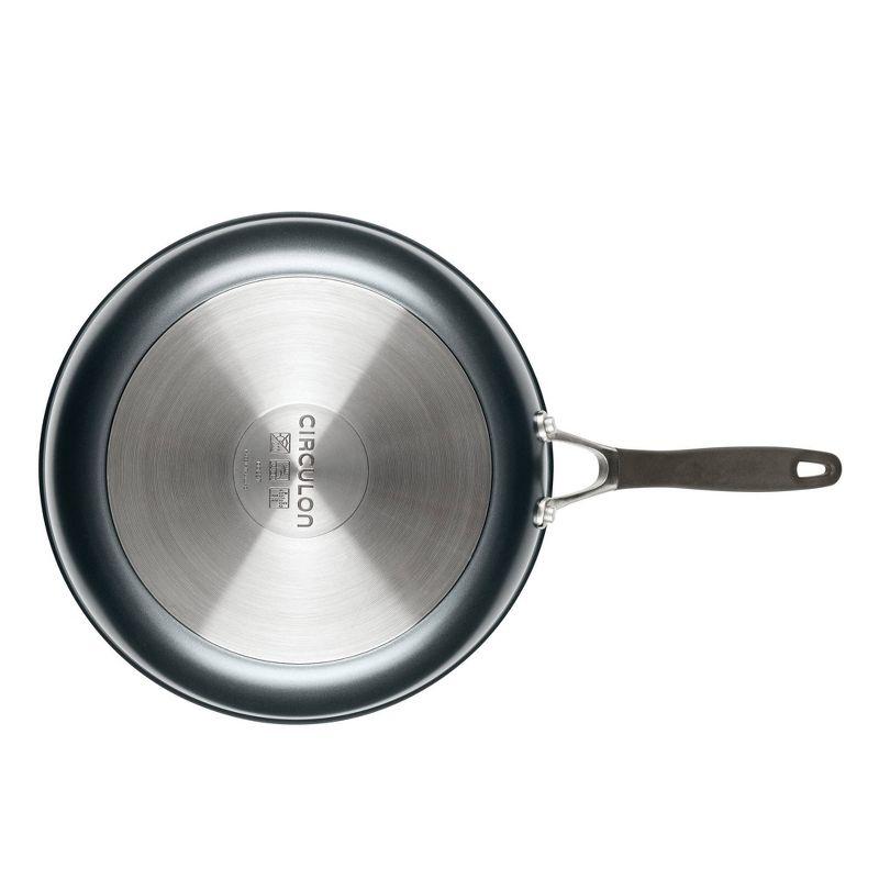 Circulon A1 Series with ScratchDefense Technology 12" Nonstick Induction Frying Pan Graphite: Dishwasher-Safe, Aluminum