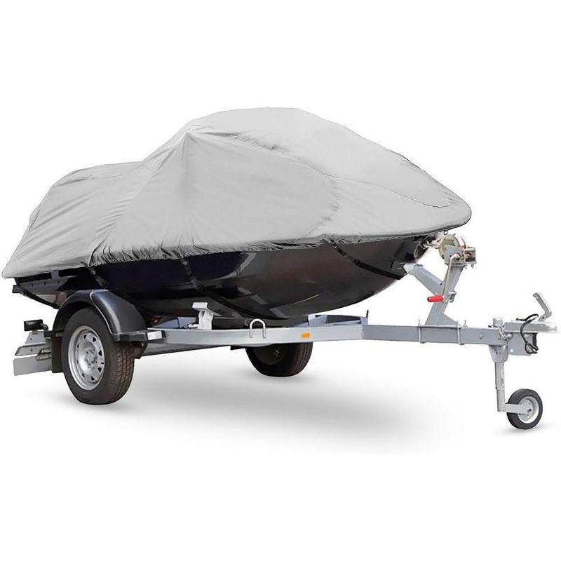 Elastic Mildew Resistant Watercraft Cover By Pyle