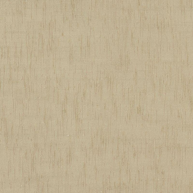 52"x63" Archaeo Light Filtering Slub Textured Linen Blend Grommet Top Curtain Panel Sand: Modern Indoor Decor