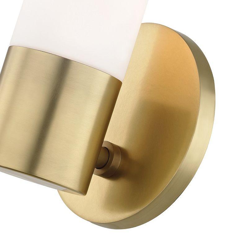 Mitzi Lola 1 - Light Wall Light in  Aged Brass Opal Matte Shade