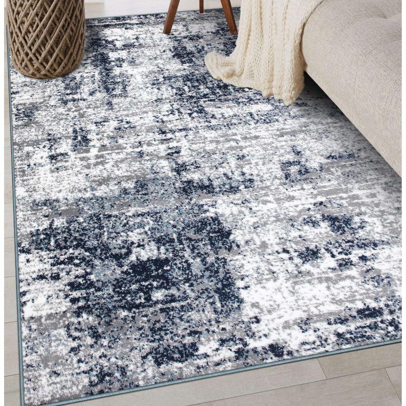 World Rug Gallery Distressed Abstract Area Rug