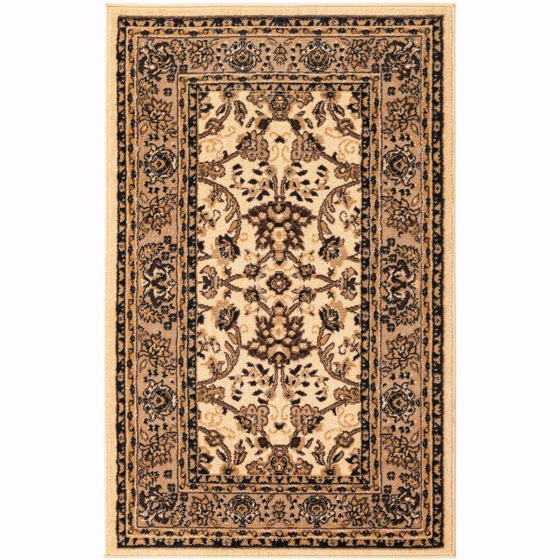 Unique Loom 3' 3 x 5' 3 Sialk Hill Washington Ivory Area Rug