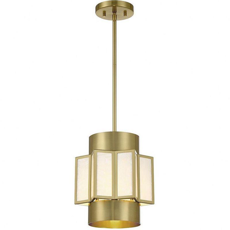 Gideon 3-Light Pendant in Warm Brass