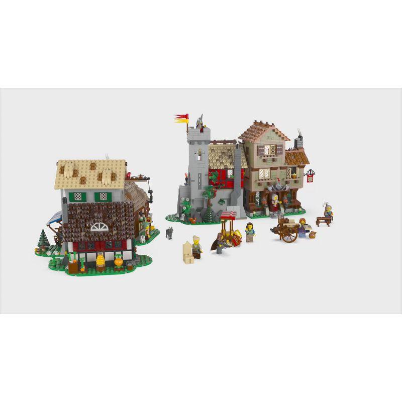 LEGO Icons Medieval Town Square Build and Display Castle Set 10332