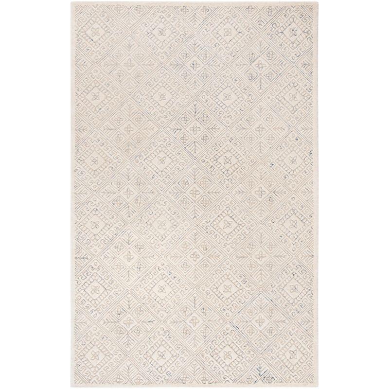 Glamour GLM660 Hand Tufted Indoor Area Rug - Ivory/Beige - 5'x8' - Safavieh