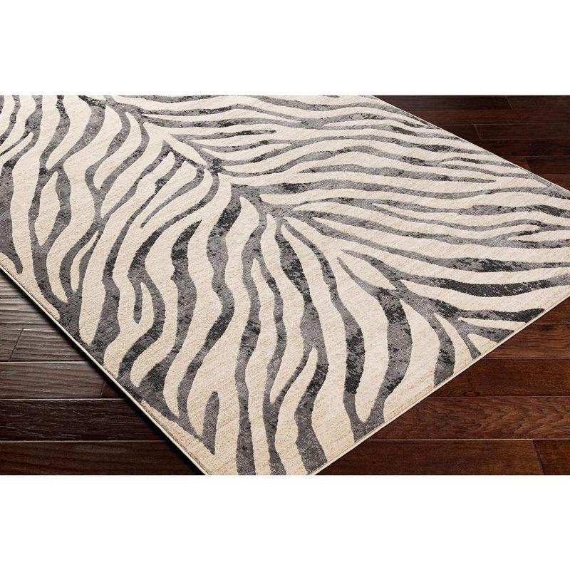 Mark & Day Chambery 6'7"x9' Rectangle Woven Indoor Area Rugs Charcoal