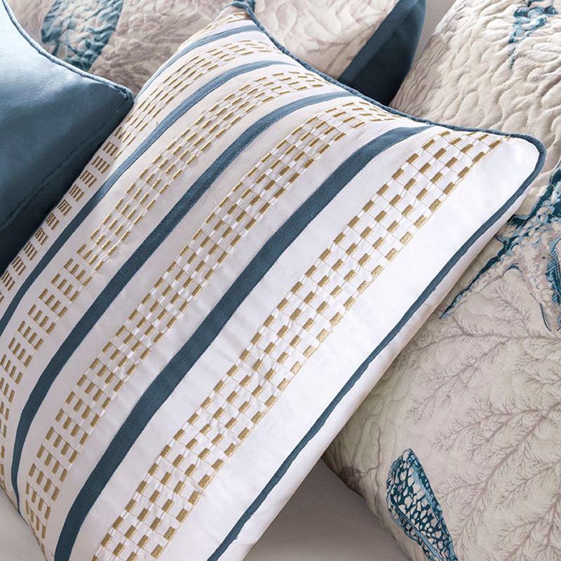 Madison Park Bayside Quilt Set with Throw Pillows