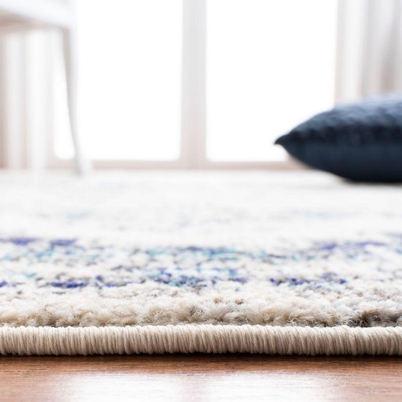 Madison MAD473 Power Loomed Indoor Accent Rug - Ivory/Grey - 3'x3' - Safavieh