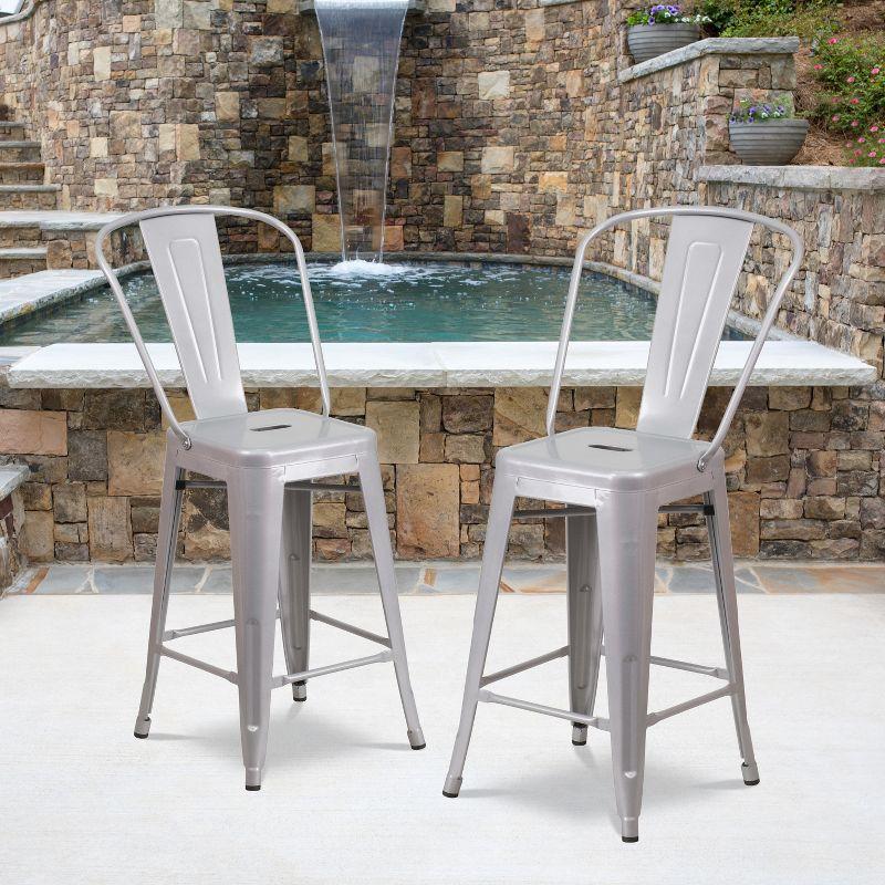 Metal Outdoor Stool