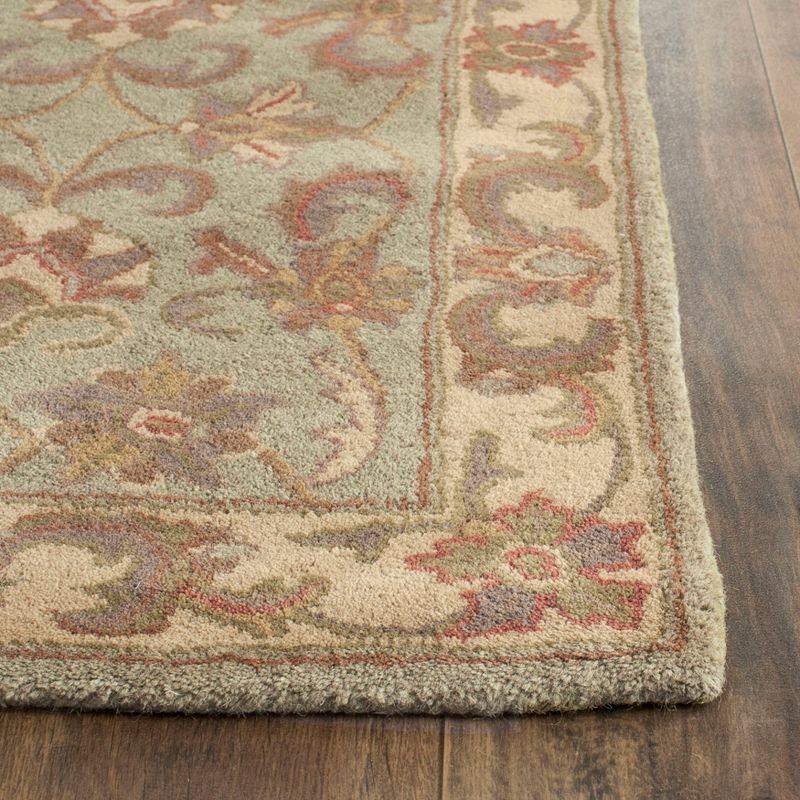 Heritage HG811 Hand Tufted Runner Rug - Green/Gold - 2'3"x8' - Safavieh.
