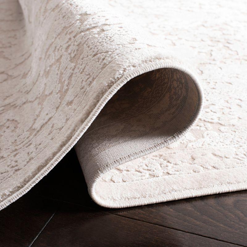 Reflection RFT667 Power Loomed Area Rug - Creme/Ivory - 4'x6' - Safavieh.