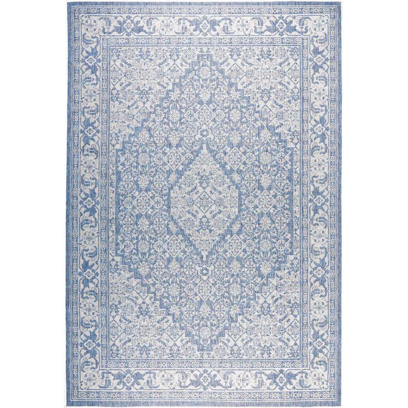 Persian Persian Inspired Blue/Gray Area Rug