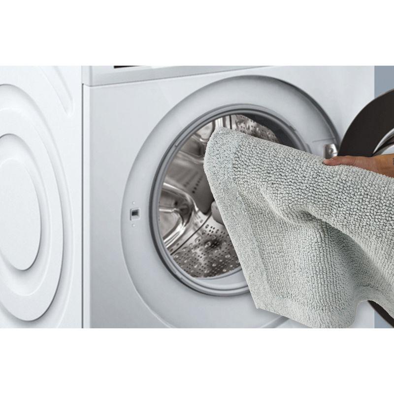 Better Trends Edge 100% Cotton Tufted Reversible Bath Rug 21" x 34" Rectangle - Blue