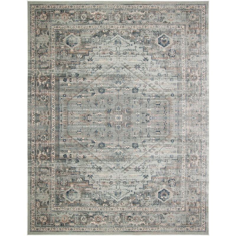 Vintage VTG123 Power Loomed Area Rug - Light Blue - 8'9"x11'9" - Safavieh.
